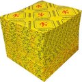 Evolution Sorbent Products Global Industrial High Visibility Hazmat Sorbent Pads, Heavyweight, 16inW x 18inL, Yellow 670639